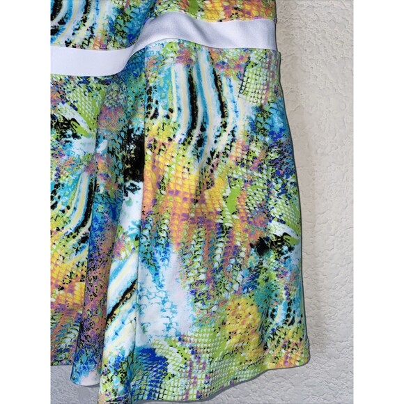 Womens athletic snake Skort M Elastic USA Pickleball tennis golf bpassionit - Picture 2 of 6
